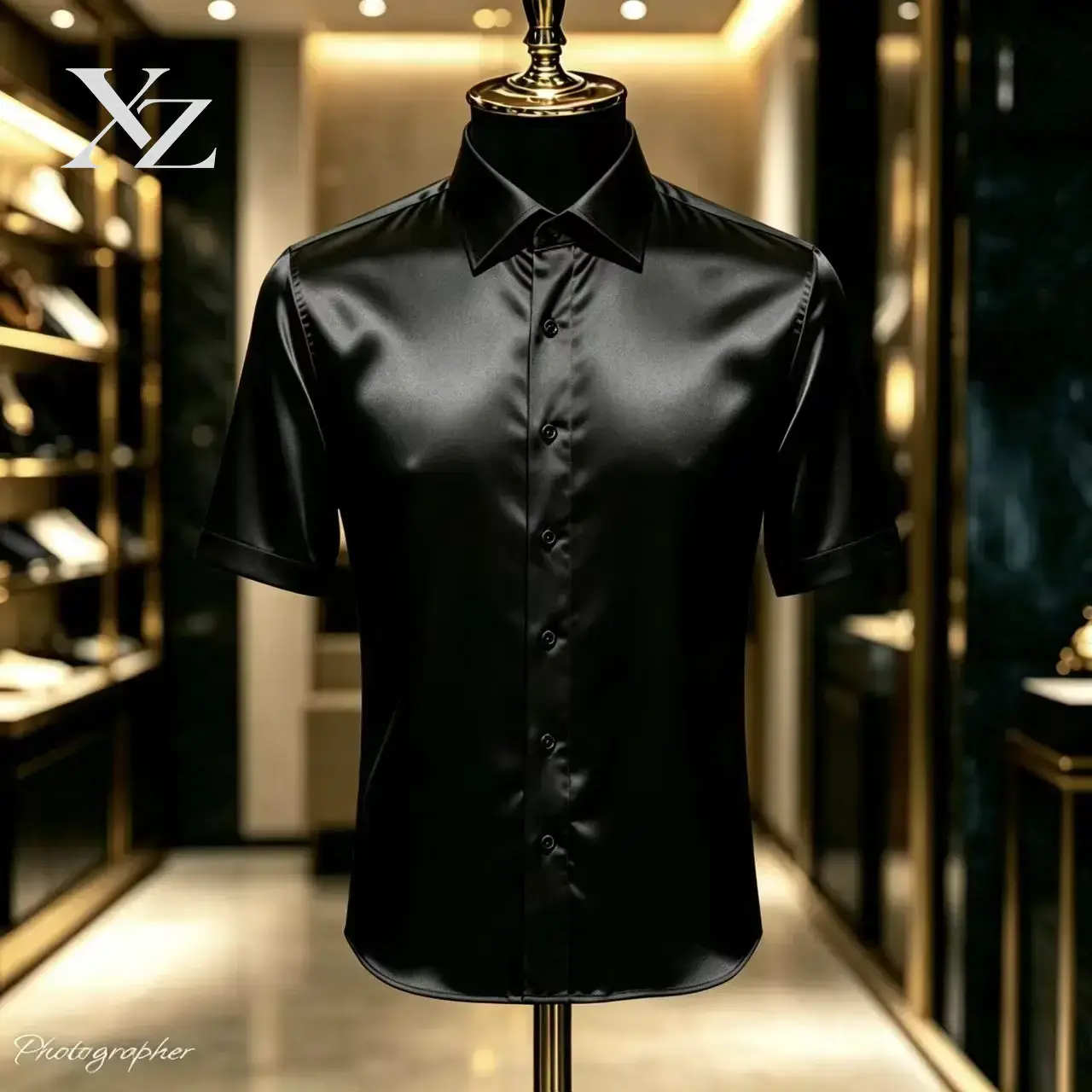 Parlak Dokulu, Düz Renkli, Kıs - Mens Satin Silk Dress Shirt incelemesi ve fiyatı