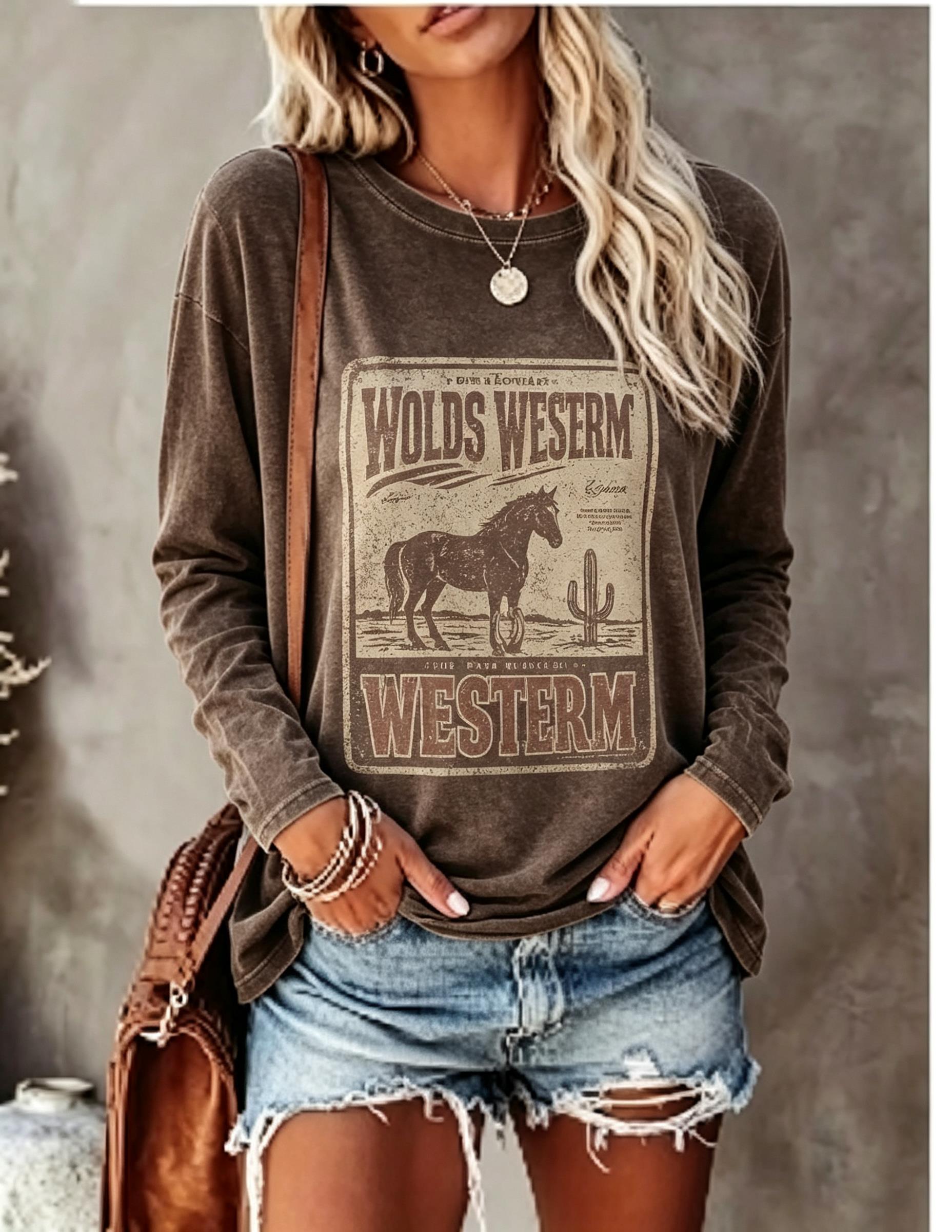 Kadın Uzun Kollu Tişört, Vinta - T-Shirts incelemesi ve fiyatı
